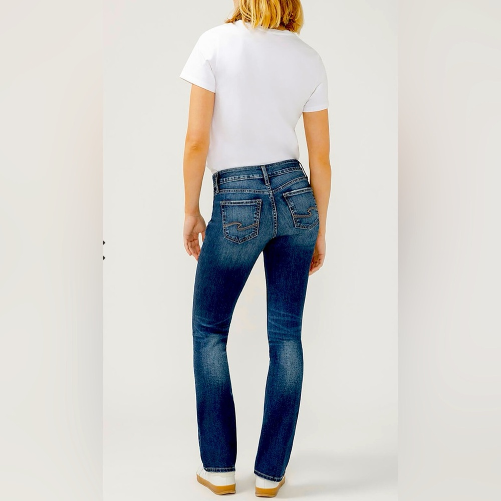 Silver Jeans Women's Boot Cut Jeans - Dark Blue